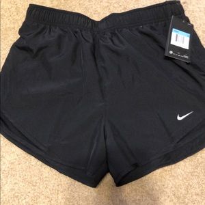 brand new medium black Nike running shorts